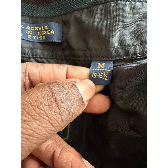 VTG 90s Backpacker Outdoors Striped Long Sleeve Collared Shirt M Pockets - Picture 4 of 10